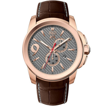 Gliese Grey Dial Brown Leather Watch JV1512