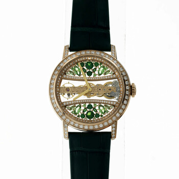 Golden Bridge Round Hand Wind Diamond Watch B11303787