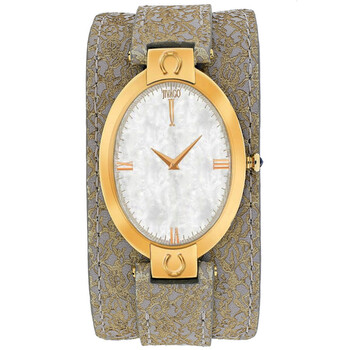 Good Luck White Mother of Pearl Dial Watch JV1836