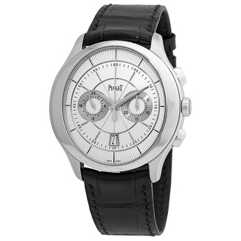 Gouverneur 18kt White Gold Chronograph Automatic Silver Dial Watch G0A38112