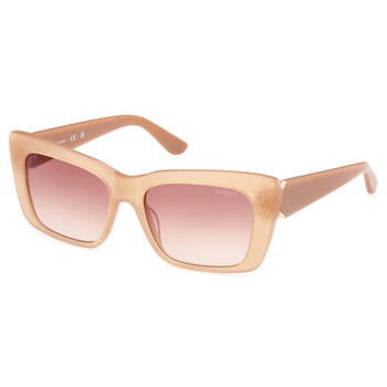 Gradient Brown Cat Eye Sunglasses GU7890 57F