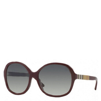 Gradient Grey Round Sunglasses BE4178 340311