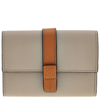 Grained Calfskin Small Vertical Wallet