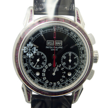 Grand Complications Perpetual Chronograph Hand Wind Black Dial Watch 527112P001