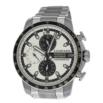 Grand Prix de Monaco Chronograph Automatic White Dial Watch