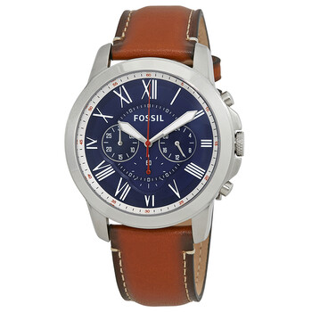Grant Chronograph Navy Blue Dial Watch FS5210