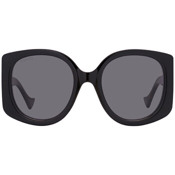 Gray Oversized Sunglasses GG1257S 001