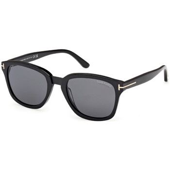 Graydon Polarized Smoke Square Sunglasses FT1213 01D