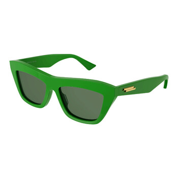 Green Cat Eye Sunglasses BV1121S 005