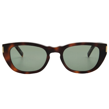 Green Rectangular Sunglasses SL 601 002