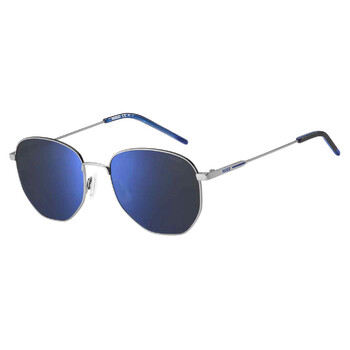 Grey Blue Mirror Pilot Sunglasses HG 1178S 0R81XT