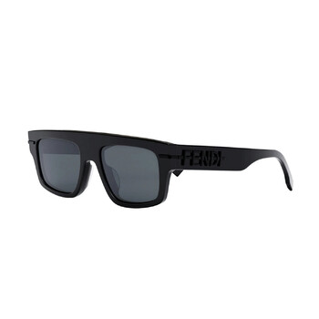 Grey Browline Sunglasses FE40091U 01A