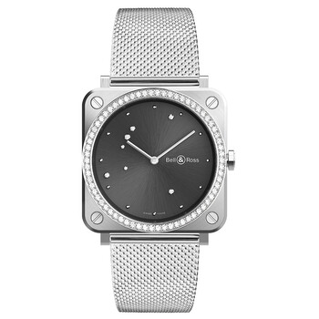 Grey Diamond Eagle Quartz Grey Dial Watch BRSERUSTLGDSST