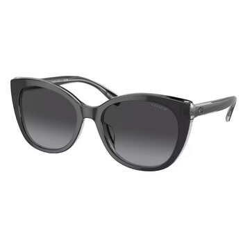 Grey Gradient Cat Eye Sunglasses HC8365U 57458G