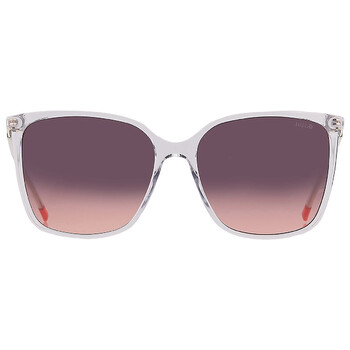 Grey Gradient Fuchsia Square Sunglasses HG 1275S 0KB7FF