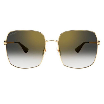 Grey Gradient Square Sunglasses CT0401S 001