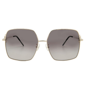 Grey Oversized Sunglasses VVA31BRG6216145