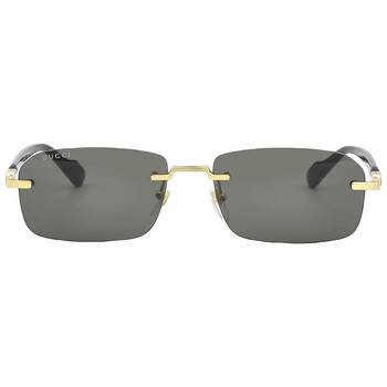 Grey Rectangular Sunglasses GG1221S 001