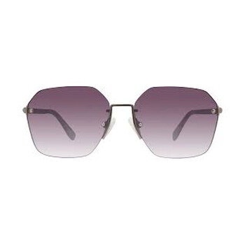 Grey Shaded Violet Geometric Sunglasses THE CHOSENS 06LBH1