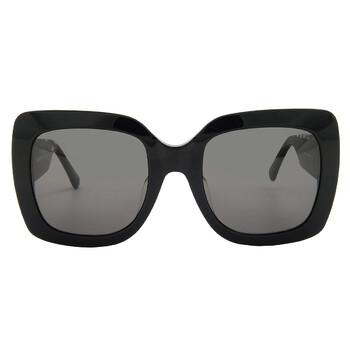 Grey Square Sunglasses VVA01BLK5524145