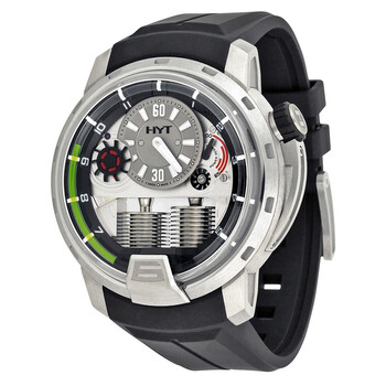 H1 TItanium Grey Dial Mechanical Black Rubber Watch 148TT11GFRU