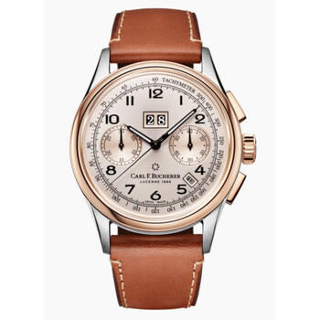 HERITAGE BICOMPAX ANNUAL Chronograph Tachymeter Champagne Dial Watch 10803.07.42.01