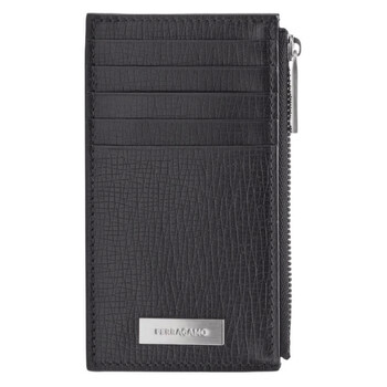 Hammered Calfskin Credit Card Holder