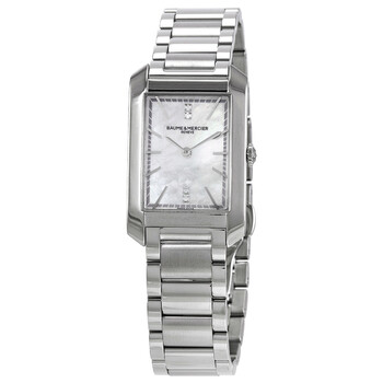 Hampton Quartz Diamond White Mother of Pearl Dial Watch