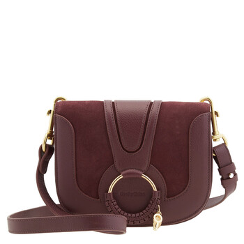 Hana Leather and Suede Shoulder Bag