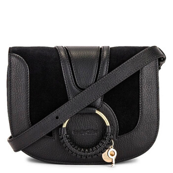 Hana Leather and Suede Shoulder Bag