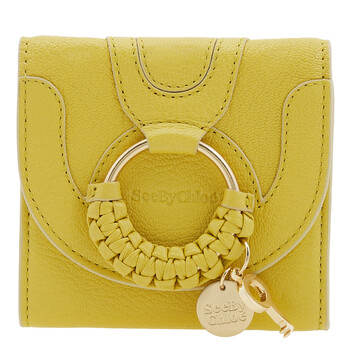 Hana Square Leather Compact Wallet