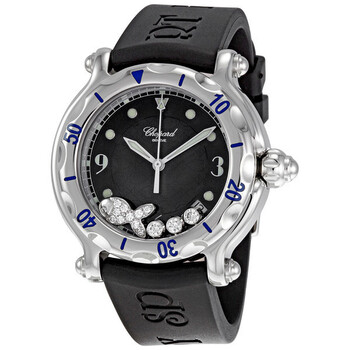 Happy Beach Diamond Fish Steel Black Watch