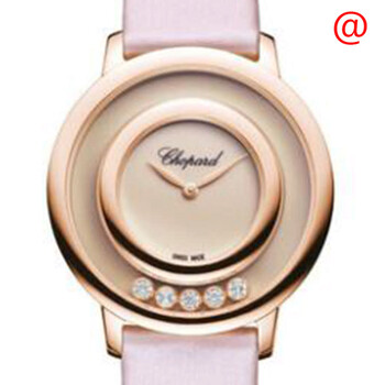 Happy Diamonds Quartz Pink Dial Watch