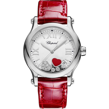 Happy Hearts Quartz White Dial Watch