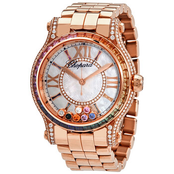 Happy Sport 18kt Rose Gold Automatic Watch