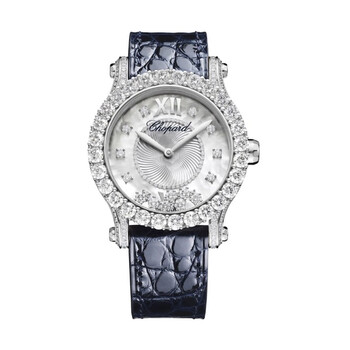 Happy Sport Automatic Diamond Mother of Pearl Dial Watch