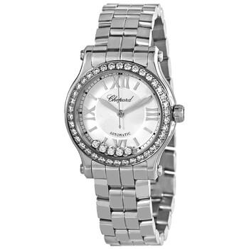 Happy Sport Automatic Diamond Silver Dial Watch