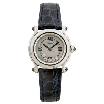 Happy Sport Diamond Steel Black Watch