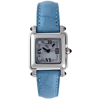 Happy Sport Diamond Steel Blue Watch
