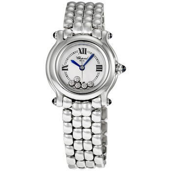 Happy Sport Diamond Steel Watch
