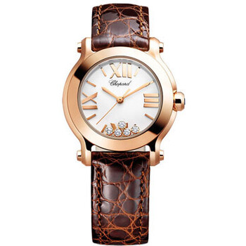 Happy Sport II Diamond 18 kt Rose Gold Watch