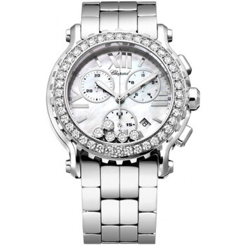 Happy Sport Mother of Pearl Chronograph Dial Watch