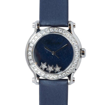 Happy Sport Quartz Diamond Blue Dial Watch