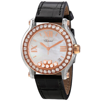 Happy Sport Quartz Diamond Mother of Pearl Dial Watch