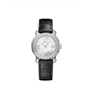 Happy Sport White Dial Diamond Watch