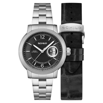 Heinrich Minimal Automatic Black Dial Watch SC101522