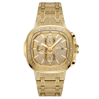 Heist Quartz Diamond Gold Dial Watch J6380A