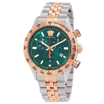 Hellenyium Chronograph Quartz Green Dial Watch VE2U00924