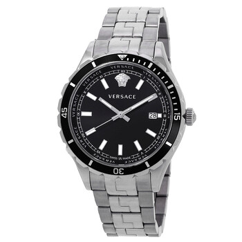 Hellenyium Quartz Black Dial Watch VE3A00520