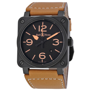 Heritage Ceramic Black Dial Watch BR0392CERAMHER